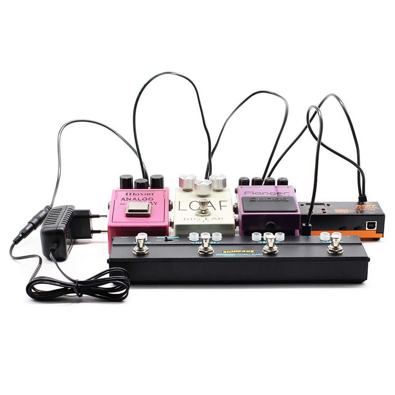 SONICAKE 9V DC 5-Way Daisy Chain Cable Right Angle Plug Daisy Chain Power Cable for Guitar Effects Pedal - Image 4